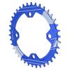 Lebycle 104mm BCD 104mm BCD Round Narrow Wide Chainring Aluminum Alloy 38T Narrow Wide Single Chainring38T Blue
