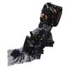 1pcs 10 Yards Length Sequined Tulle Roll Polyester Material Embroidered Sheer Ribbon  For DIY Crafts