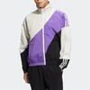 adidas neo M SW RET CB WB Colorblock Sports Jacket for Men, Purple