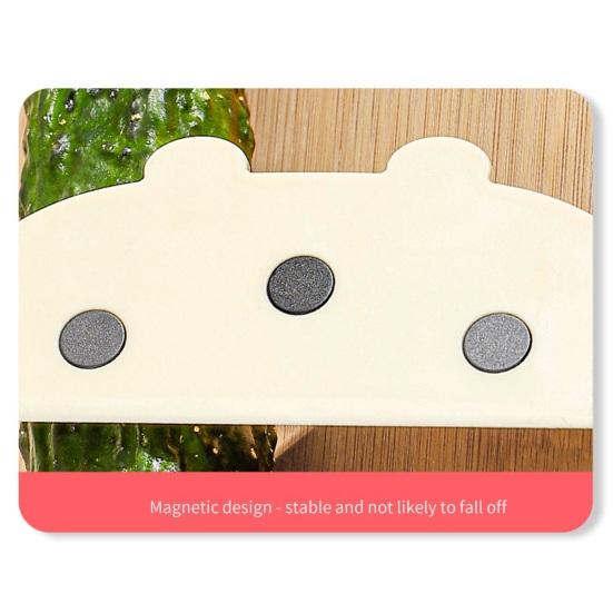 Vegetable Cutting Assistant Non-stick Magnetic Magnetic Cutter Safety Guide Precision Slicing Tool Kitchen Gadget
