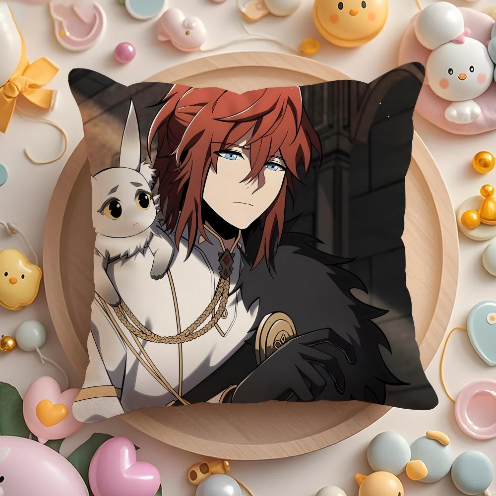 The Beginning Anime A-After the End Cushion Cover Home & Car Multi-Scene Pillow Cover - Reversible, Soft & Durable for Daily Use