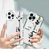 Cute Panda Bamboo Mobile Phone Case Apple 14/13 Pro Transparent Anti-drop Case iPhone17 Ultra-thin Summer New