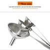 Stainless Steel Long-Handled Funnel & Ladle 3-Piece Set