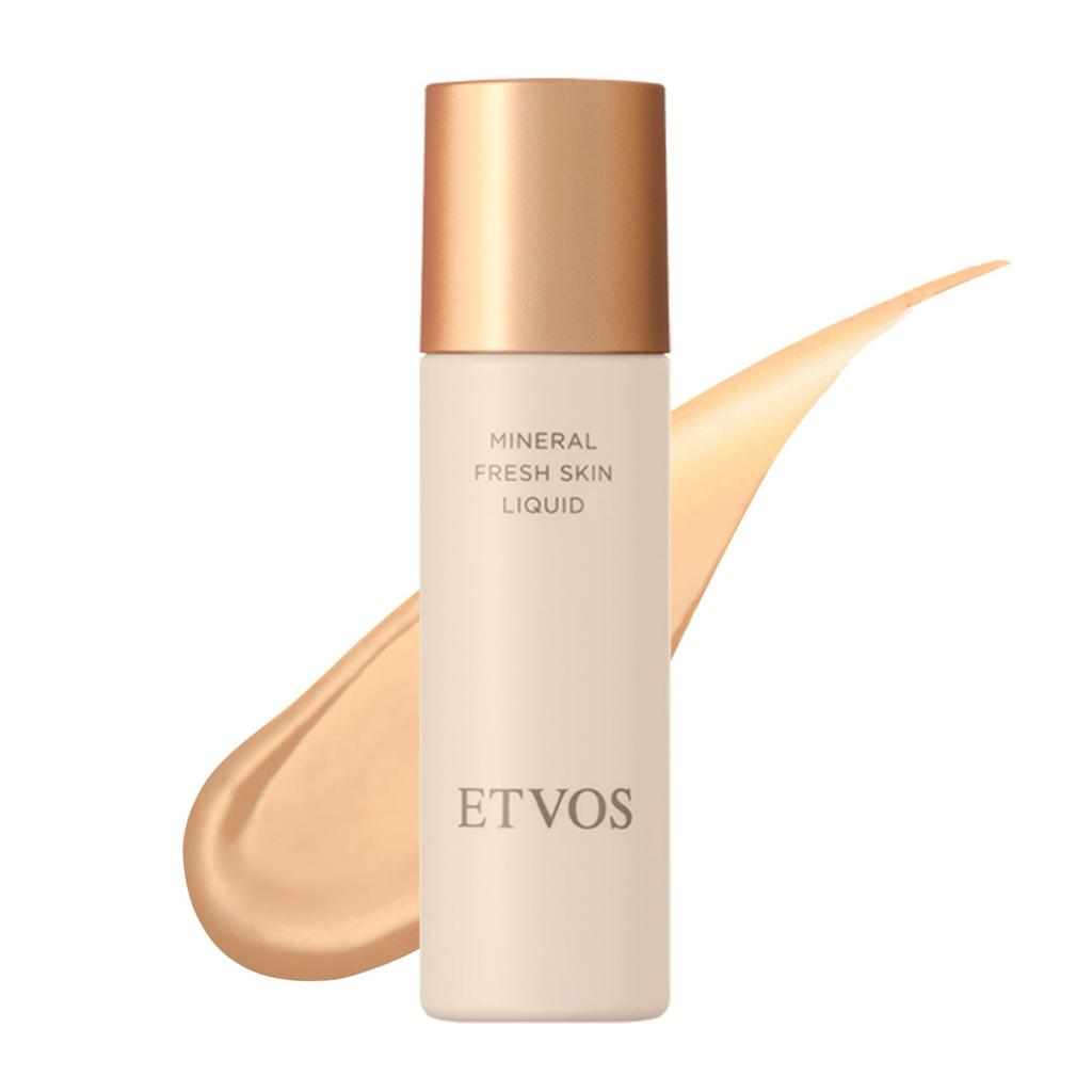 ETVOS Mineral Fresh Skin Liquid SPF32 30ml Liquid Foundation PA+++ #Ocher
