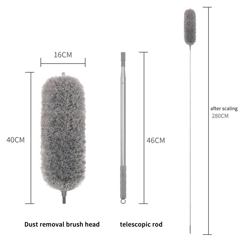 Extendable Microfiber Duster Retractable Duster Brush Household Cleaning Tools Dust Remover Brush For Dust Cleaning