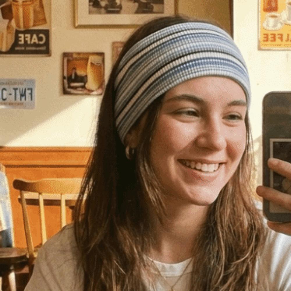 Soft Sports Headwrap Wide Band Yoga Hairband New Striped Headband Gym