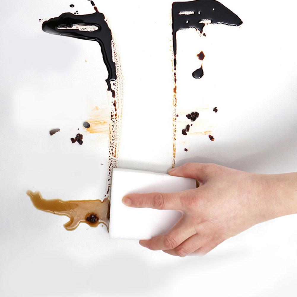 Haushalt Küchenreinigungsschwamm Wischwerkzeug für Geschirrarmatur Schuhe Entfernung hartnäckiger Flecken 3x7x10cm 20 Stück