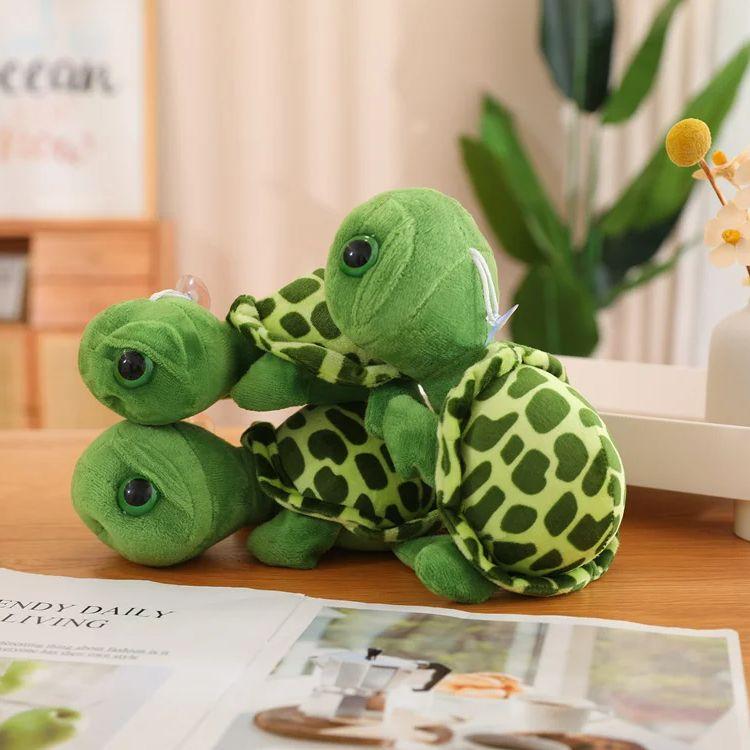 Big Eye Turtle Stuffed Animal - Turtle Plush Stuffed Animals Mini Plushie For Kids Toys