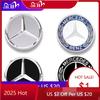 CFX1 2025 Hot For Mercedes Benz 75mm Car Accessories ABS Wheel Center Hub Cover Rim Caps For Mercedes Benz Amg C180 C200 C260 W108 W1