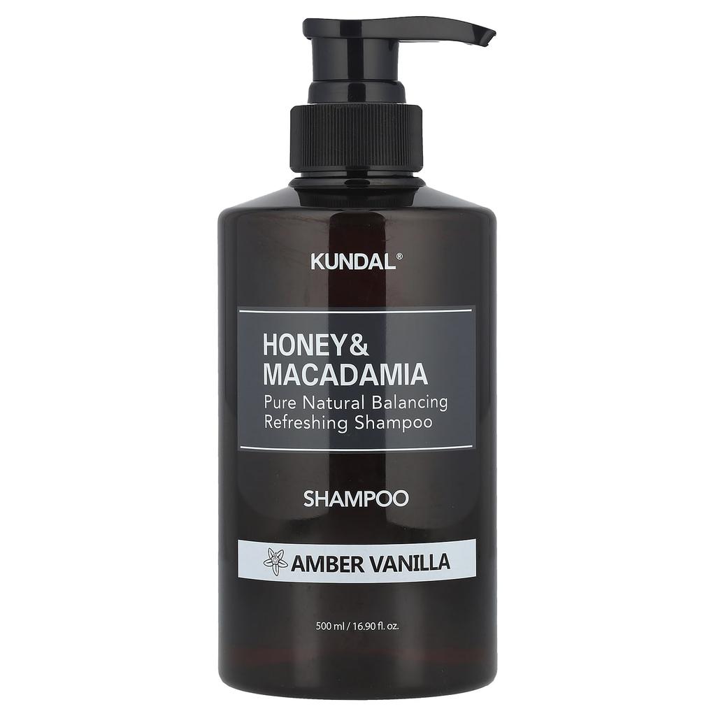 Honey & Macadamia Shampoo, Amber Vanilla, 500Ml(16.9Fl Oz)
