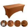 4/5/6/8FT Stretch Spandex Table Cover, Elastic Stretchable Patio Tablecloth Protector for Party Banquet Wedding christmas Events