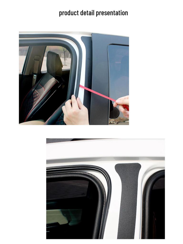 Universal Car Door Gap Sealing Strip for Soundproofing and Noise Reduction