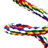 Parrot Chewing Toy Training Swing Chewing Rotating Climbing Rope Pet Supplies Thickened Color Cotton Rope Toy