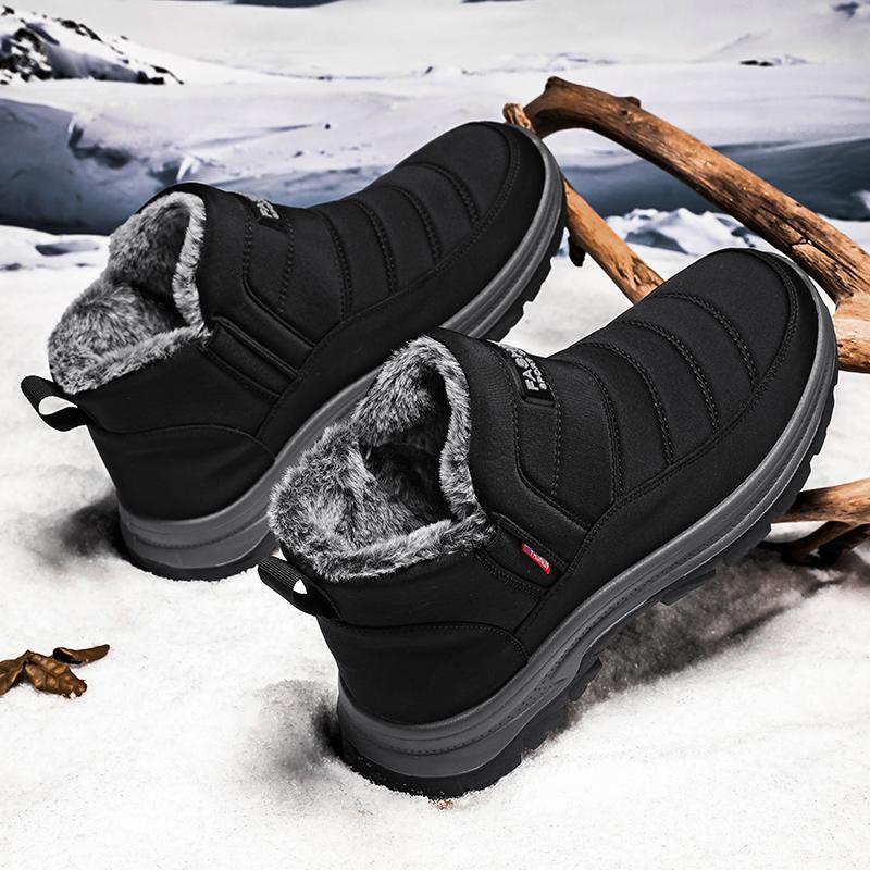 MCTIN Scarpe sportive calde e spesse da donna autunnali e invernali, antiscivolo, ammortizzanti, leggere, alte, da uomo