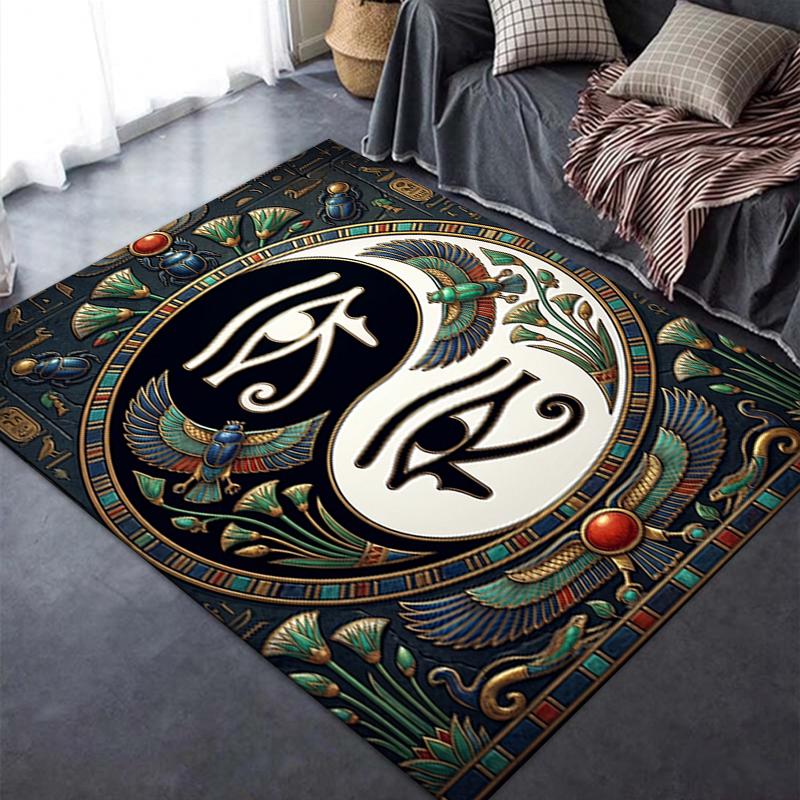 2025 New The Eye of Horus Carpet Rug for Living Room Bedroom Home Sofa Decoration,Kids play Non-slip Floor Mat109