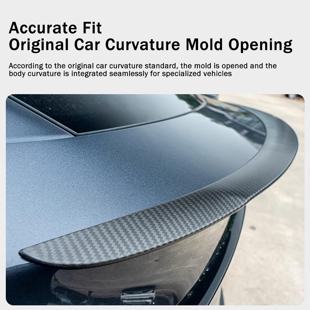 Heenvn Performance Version Real Carbon Fiber Spoiler For Tesla Model Y Juniper 2025 2026 Rear Trunk Wing Modification Exterior