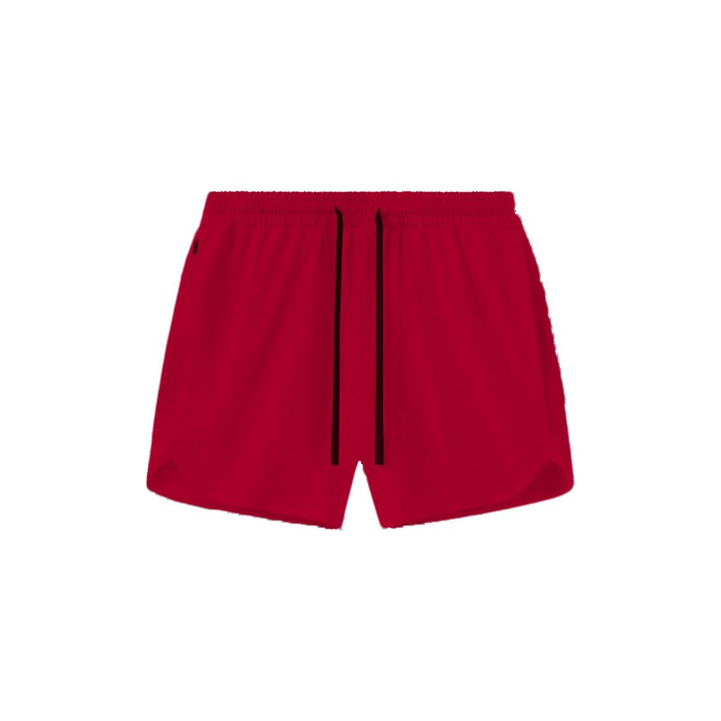 Sportliche Schnelltrocknende Dreipunkt-Shorts für Herren, Atmungsaktiv, für Outdoor-Laufen, Training, Fitness, Einfarbige Basketballshorts