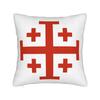 Jesus Christian Cross Faith Jerusalem Cross Square Pillow Cases Cushion Cover Creative Zipper Decorative Pillowcase For Car