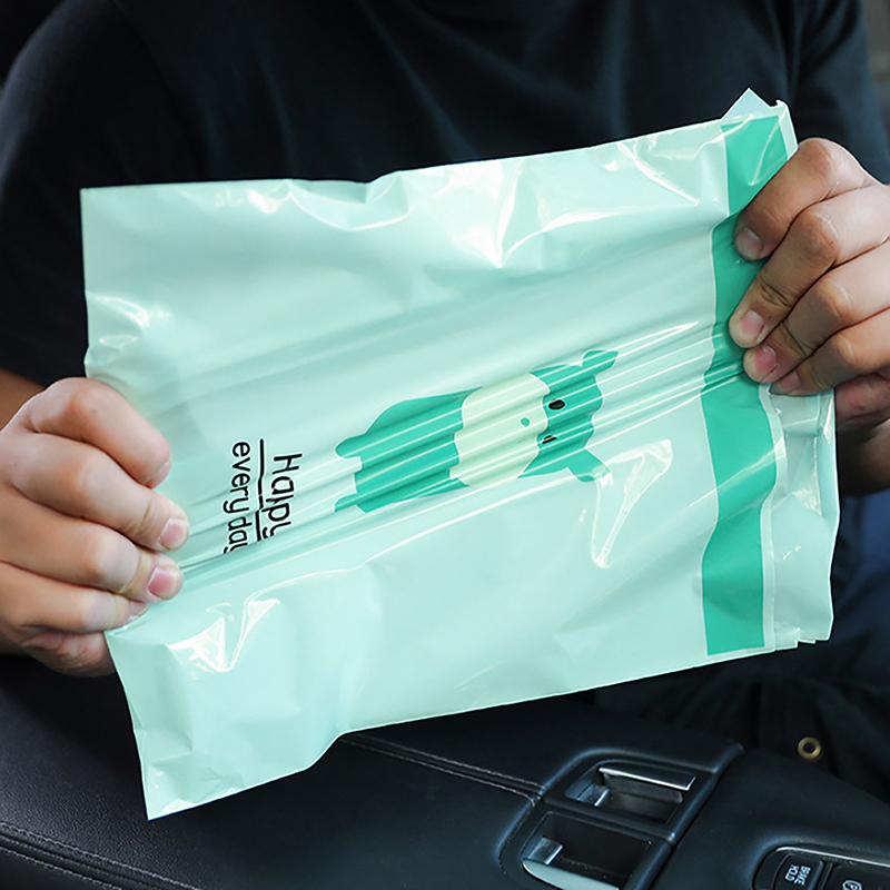 15/30Pcs Portable Universal Auto Door Seat Household Thickened Desktop Trash Can Cartoon Capybara Car Disposable Garbage Bag