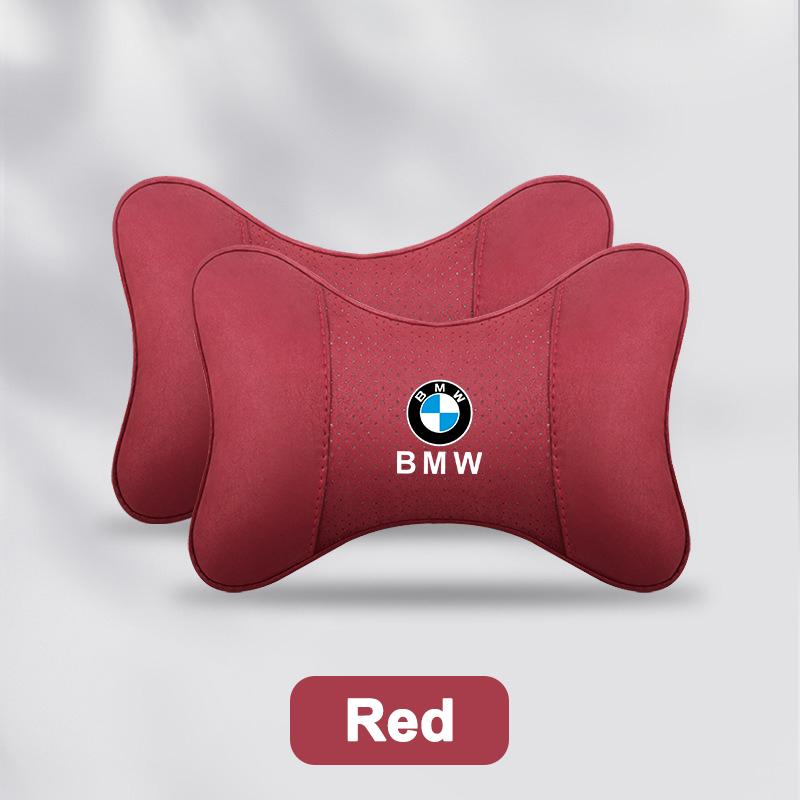 Car sticker Breathable Car Headrest Memory Foam Car Neck Pillow Auto Accessories for BMW X1 X3 X4 X5 3 5 Series G30 G20 G32 E46 OZ3