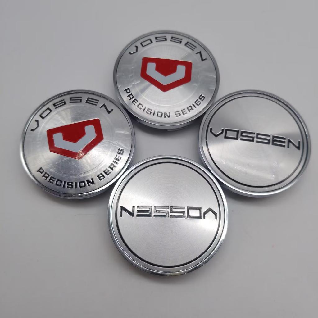 AAYS1 4Pcs/set 65mm Wheel Center Cap For Vossen Emblem Logo Wheel Cover Cap Hubcaps Badge Car Styling Accessories