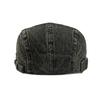 Four Seasons Denim Beret Women's Peaked Cap British Vintage Men Forward Cap