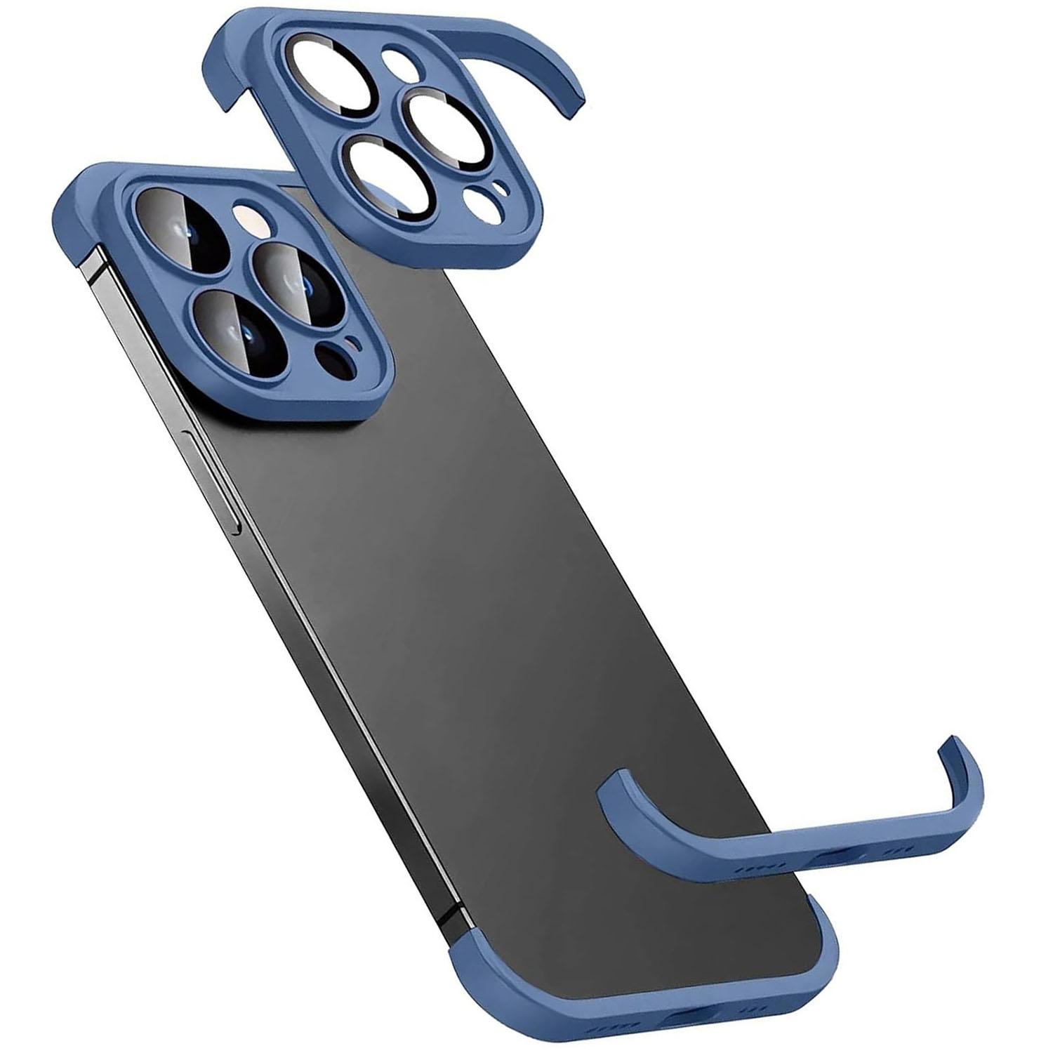 Для iPhone 14 Pro Max Чехол Безрамный Угловая Накладка на Углы Телефона TPU Бампер Чехол с Защитой Объектива Камеры