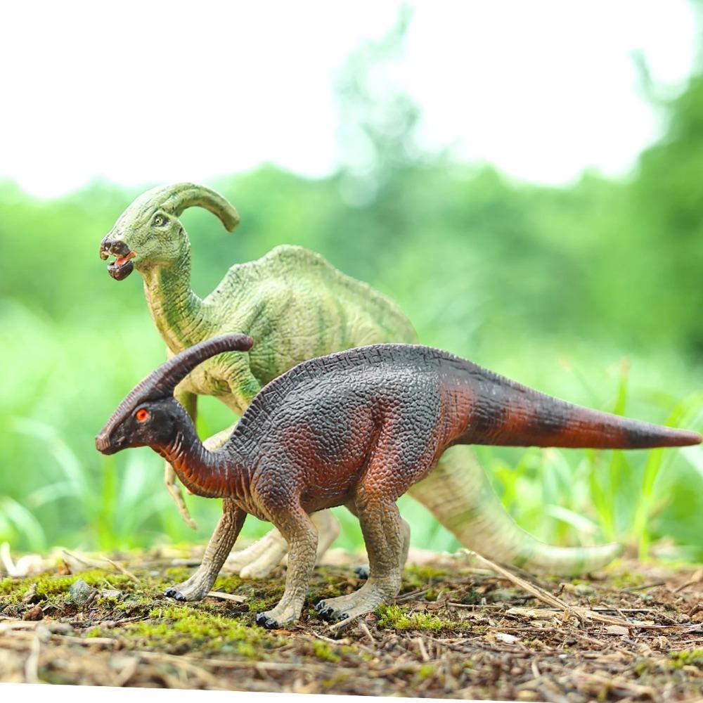 Zabawka Dinozaur Parasaurolophus z Jurajskiego Parku dla Dzieci, Figurka Akcji Dinozaura Parasaurolophus - Prezent Dinozaur dla Dzieci w Wieku 3-12 Lat