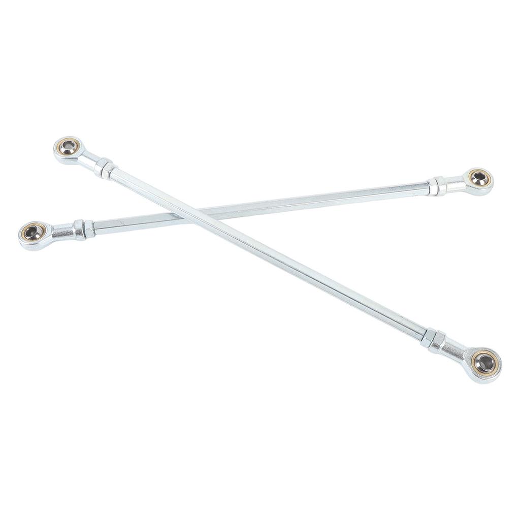 Adjustable Steering Tie Rod Kit with End High Hardness Steel Alloy For Racing Go Kart Fun Cart ATV Quad