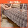 Warm Plush Sofa Cover Non Slip Cushion Covers Winter Quick Heat Furniture Decor