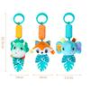 Baby Rattles Hanging Toys for Car Seat Crib Stroller Gym Montessori Sensory Plush Toys for Baby 0-12 Months with Teether Newborn