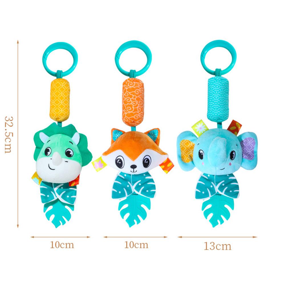 Baby Rattles Hanging Toys for Car Seat Crib Stroller Gym Montessori Sensory Plush Toys for Baby 0-12 Months with Teether Newborn