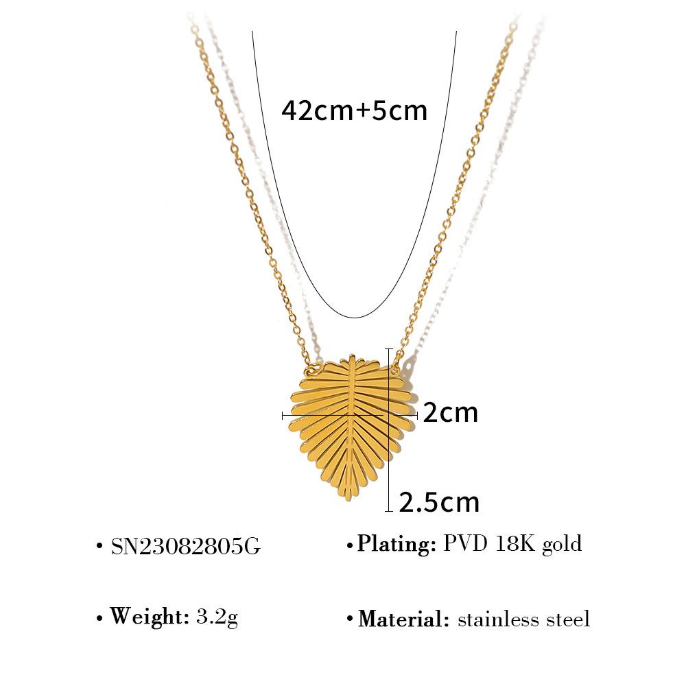 Wind Simple Sunflower Titanium Steel Women'S Short Necklace Radial Pattern Stainless Steel Necklace