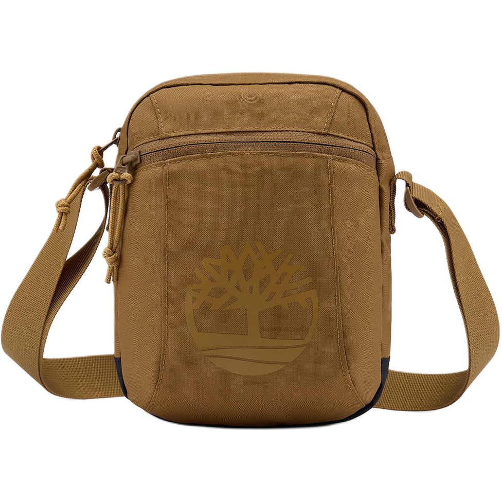 Timberland Tree Logo Print Polyester Crossbody Bag Unisex bags Dark-Wheat A43PB-EH2 Dark Wheat