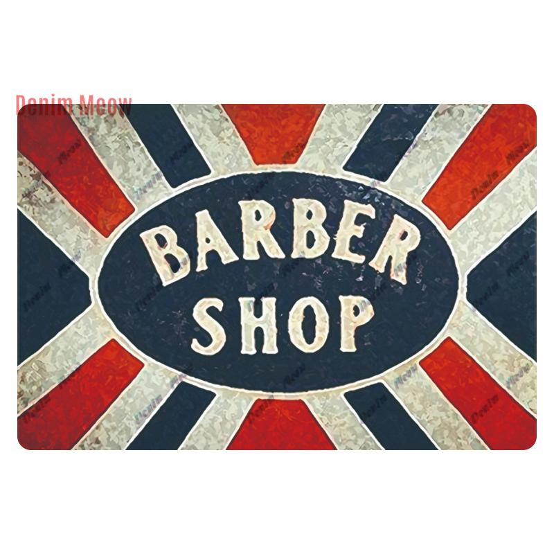 Hair Cutting Retro Plaque, Metal Signs, Barber Shop, Vintage Painting, Wall Posters, Bar, Pub, Shave & Haircut, Home Decor, WY28