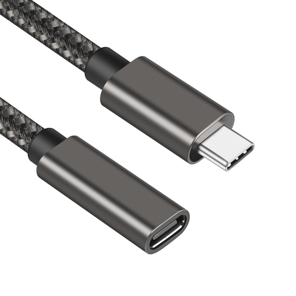 USB C Extension Cable Type C Male To Female Cable PD60W Charging Cord 5Gbps USB3.2 Gen2 Data Cord For Laptop Tablet