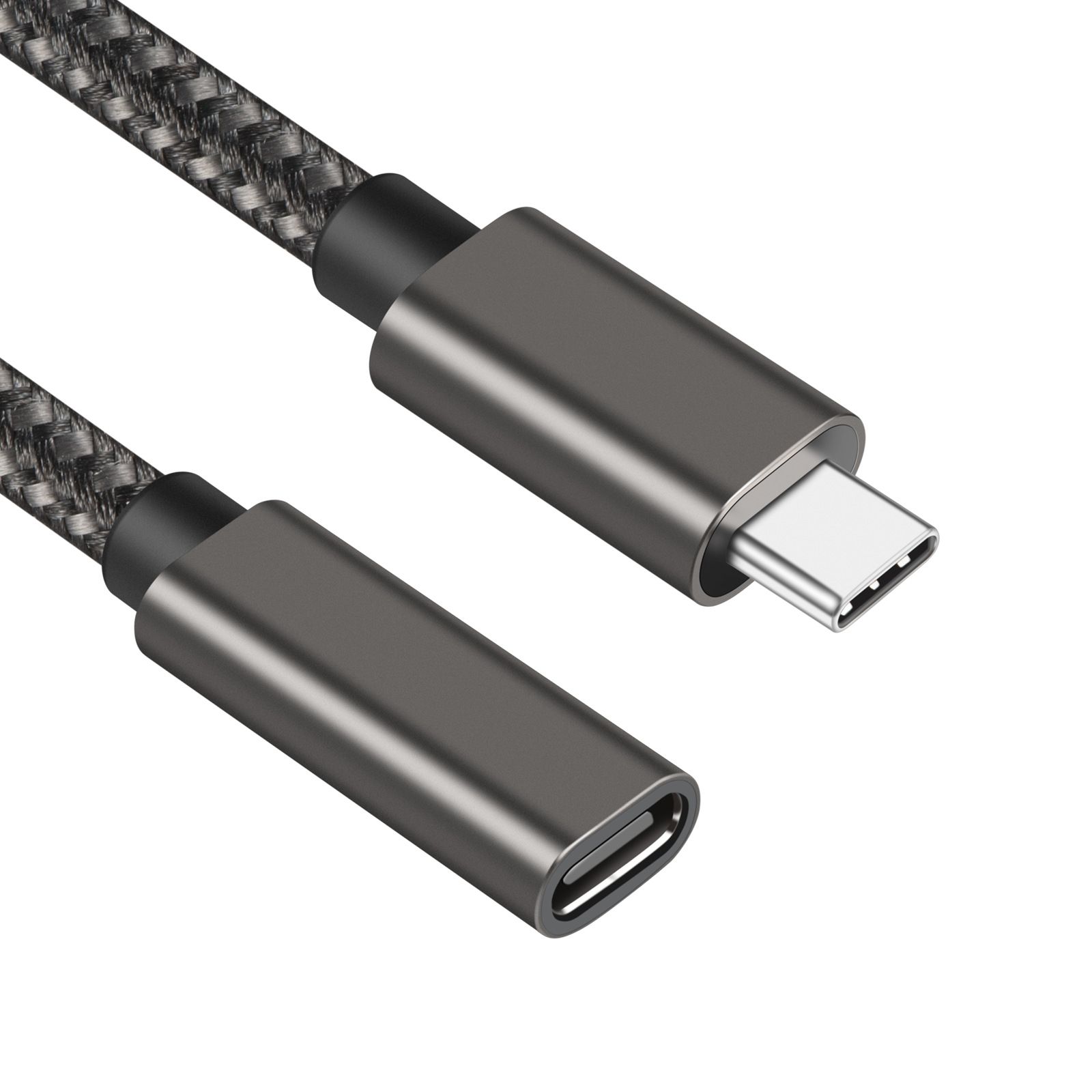 

Удлинительный кабель USB C Кабель Type C Папа к Маме Кабель для зарядки PD60W Кабель для передачи данных USB3.2 Gen2 5 Гбит/с для ноутбука, планшета 50CM