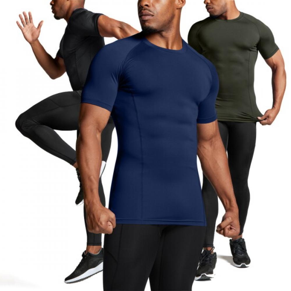 Tesla Athlio All Season Golf Base Layer Crew Neck Short Sleeve 3 Pack Ao Bts02