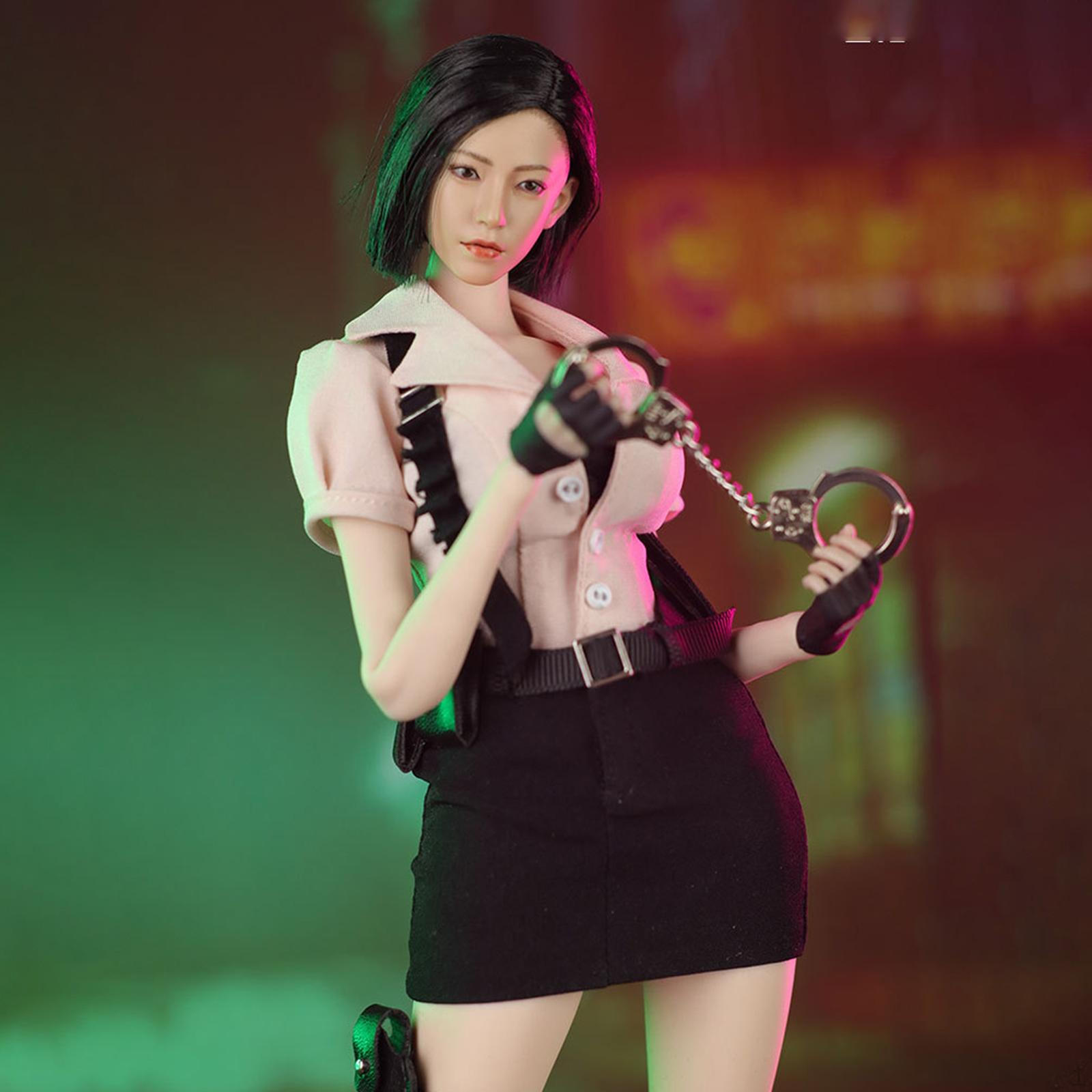 

Масштаб 1/6 Женская полицейская форма Косплей Одежда Модель для 12-дюймовых фигурок