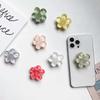 Soporte de Teléfono Retráctil Transparente Floral Japonés con Airbag para Visualización Estable en Escritorio