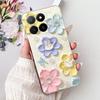 Phone Case For Honor X5b Plus X6b X7b X8b X9b 5G Elegant Flower Cat Painted Soft Silicone TPU Cases