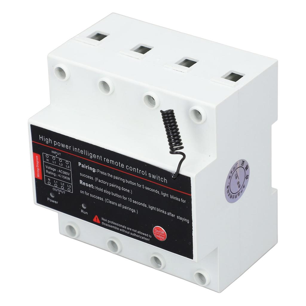 Chytré dálkové ovládání, 3fázové inteligentní napájení s dosahem ovládání 3 km, AC380V, pro rolovací vrata, čerpadla, garážová vrata