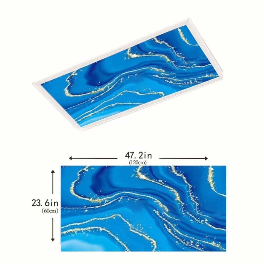 Eye-Protective Ceiling Light Cover Polyester Fabric Light-Blocking Lampshade Office
