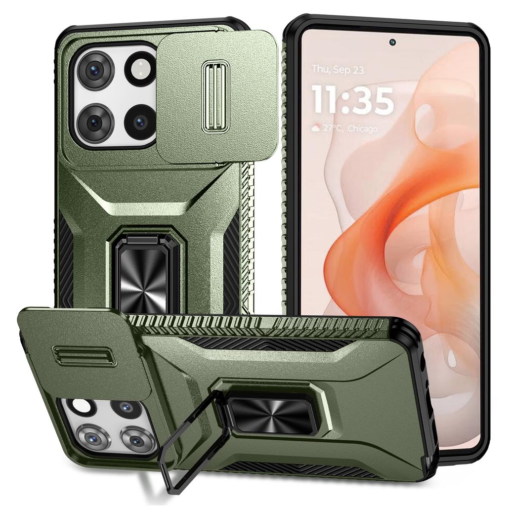 For Motorola Moto G Stylus 5G (2025) Case Camshield Kickstand TPU + PC Anti-Slip Phone Cover