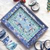 YUBX Winter Masking Tape Blue Washi Snow Silver Foil Narrow for DIY Gift Decoration Narrow 19-Piece Set, Tape, Pattern, Stamping, Strips, Crafts,