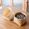 Multi-purpose Retro Bamboo Basket Bamboo Woven Small Size Snack Basket Handmade Fruit Basket Snack Fruit Organization