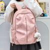 Schoolbag Korean Version Ins Star Printed Casual Backpack Large Capacity Versatile Elementary School Bag Women's Fashion Commuter Backpack