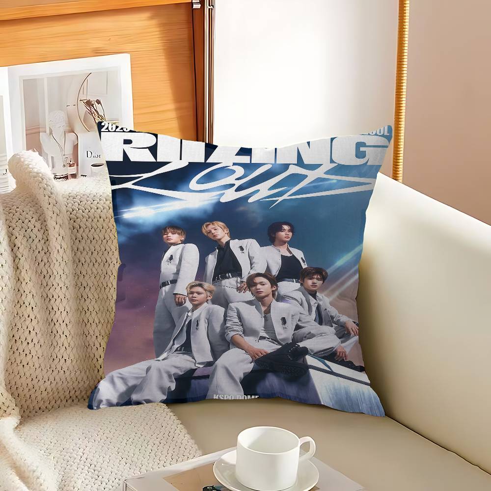 Kpop Band R-RiizeS Cushion Cover Pillow Cover Decor Pillowcase Printed Cushion Case For Couch