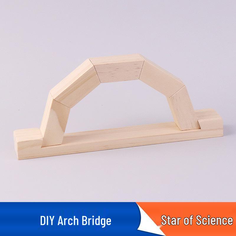 Solid Wood Arch Bridge Model: Primary School Physics & Mechanics Experiment Kit Other