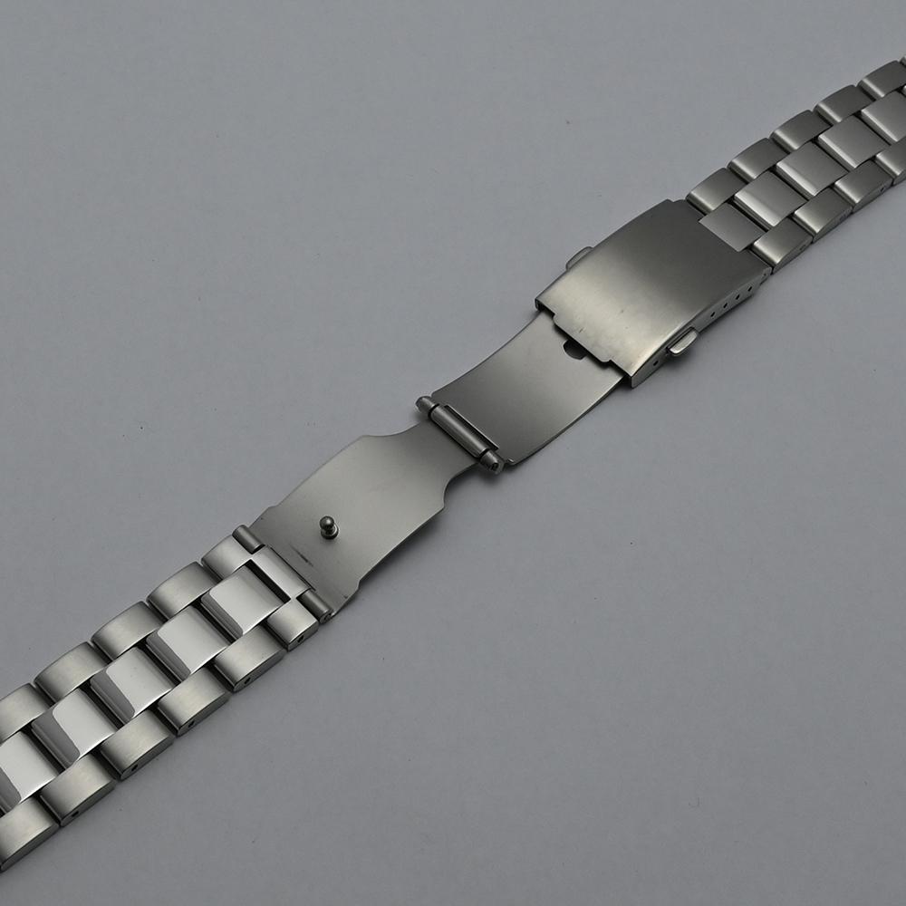 18mm 20mm 22mm 24mm Solidna Stal Nierdzewna Pasek do Zegarka Pasek Metalowy Mężczyźni Kobiety Uniwersalny Metalowa Opaska do Zegarka Bransoleta Klamra Motylkowa